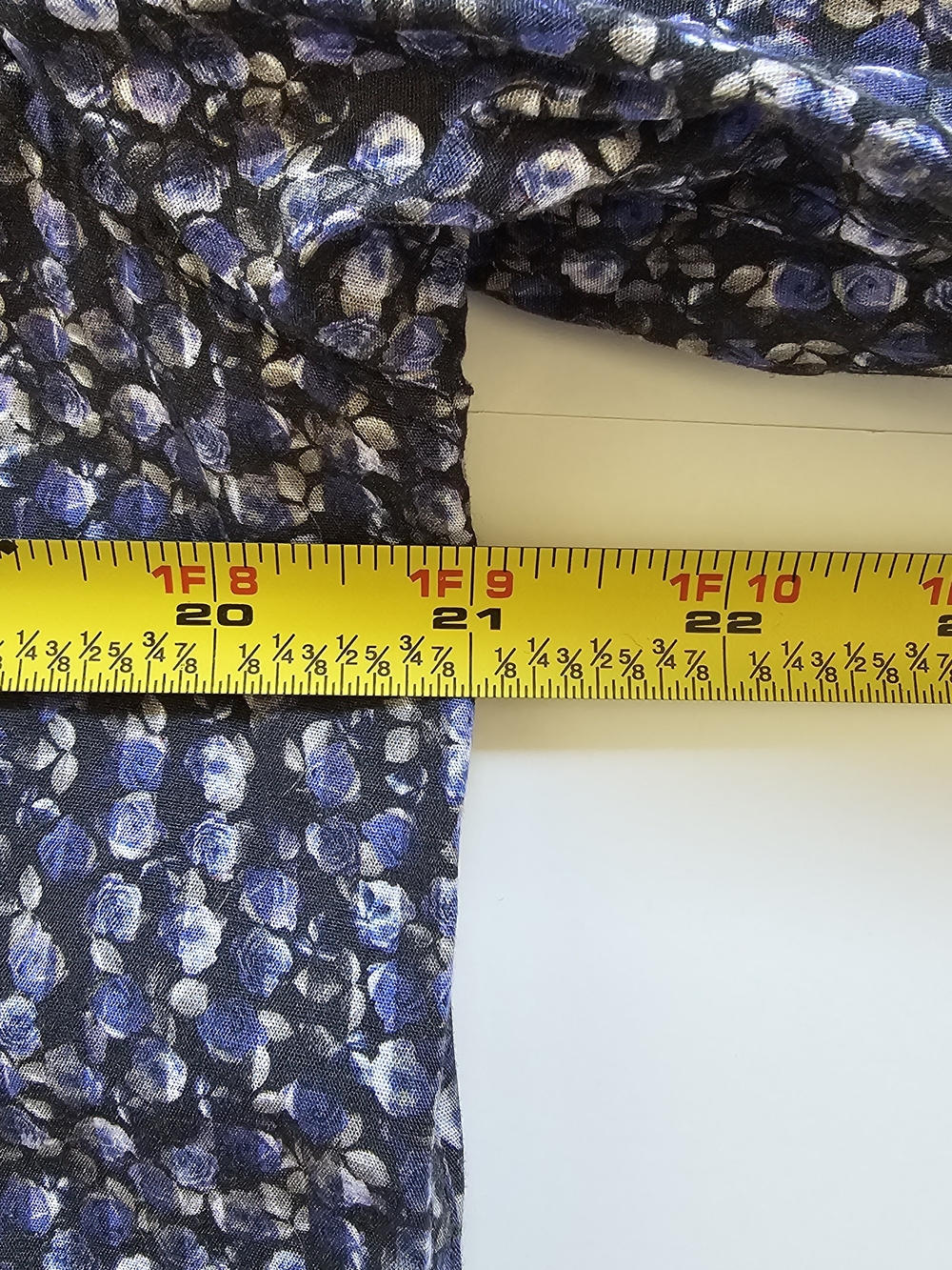 Ted Baker Black and Navy Micro Floral Dress Shirt Sz. 16 - Picture 8 of 8